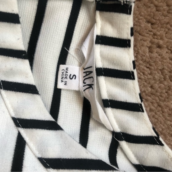 Black and white striped dress - Picture 2 of 5